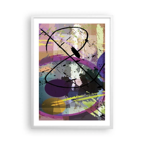 Pôster em moldura branca - Pode ir direto ou ao redor - 50x70 cm
