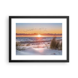 Pôster com moldura preta - Paisagem horizontal - 40x30 cm