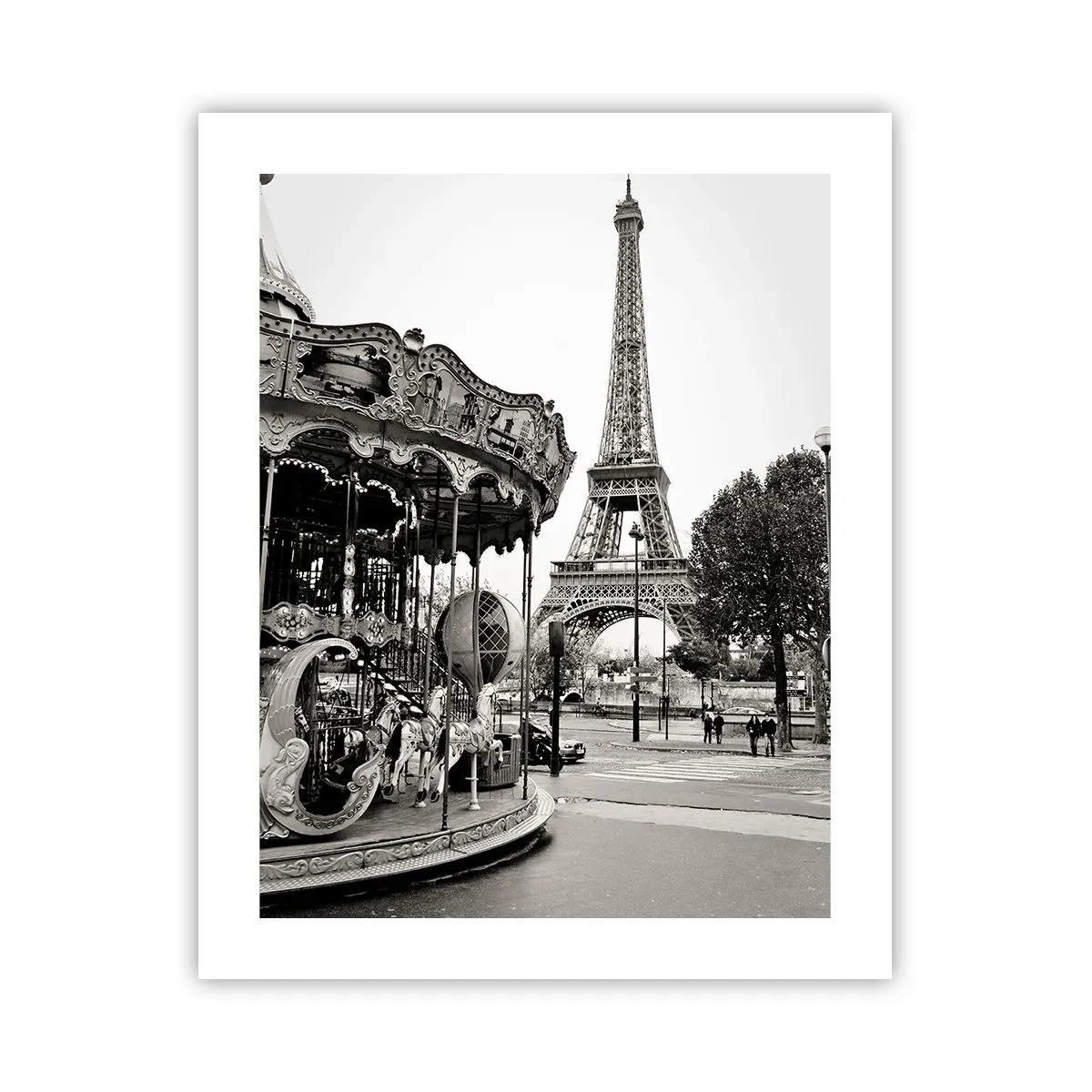 Pôster - Pensar em diversão é pensar em Paris - 40x50 cm