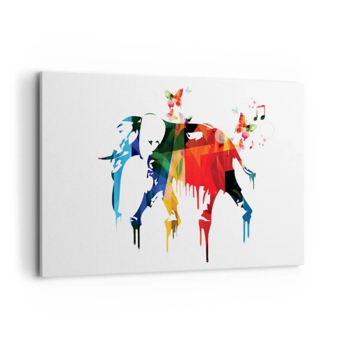 Quadro em tela - Todos podem dançar - 120x80 cm