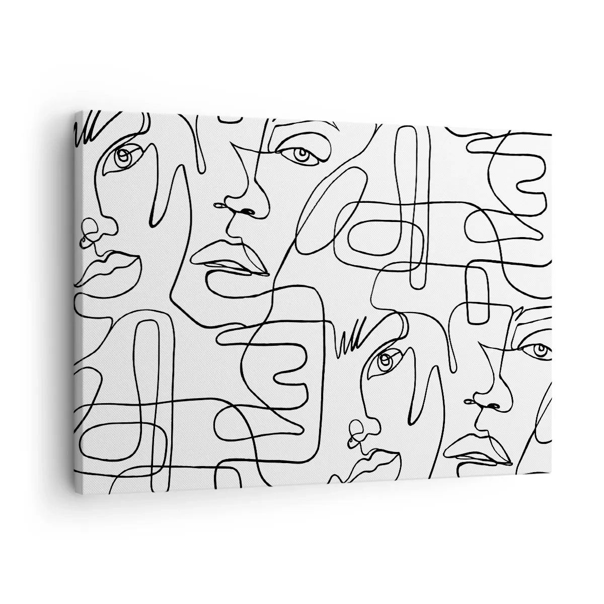 Quadro em tela - Em emoções emaranhadas - 70x50 cm