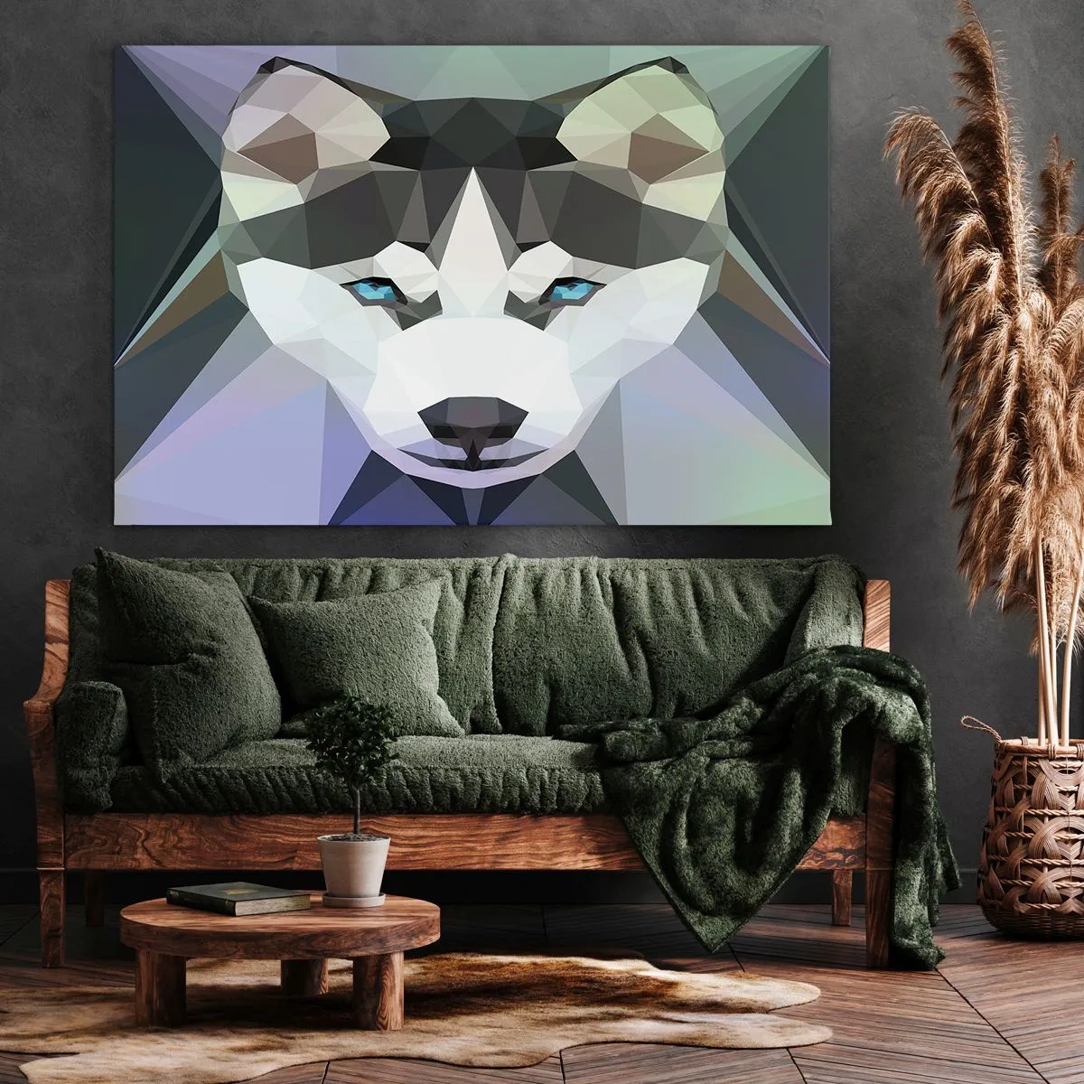 Quadro em tela - Memória da neve do norte - 120x80 cm