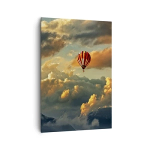 Quadro em tela - Eu voo porque sou livre - 70x100 cm