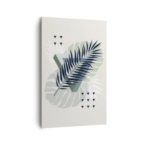 Quadro em tela - Natureza e geometria – duas ordens? - 80x120 cm