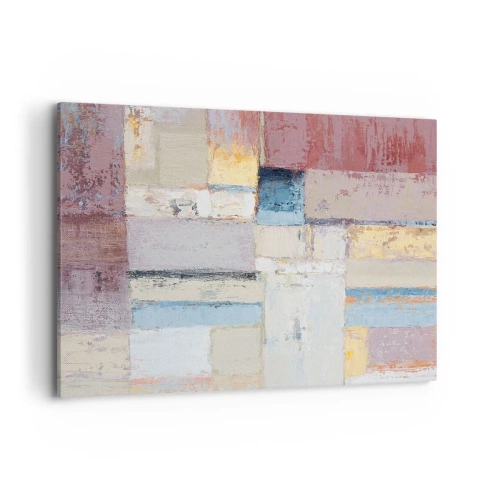 Quadro em tela - A paz da geometria - 100x70 cm