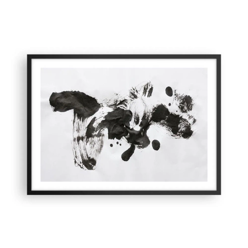 Pôster com moldura preta - Existe um método para a loucura? - 70x50 cm