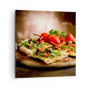 Quadro em tela - Direto do forno e do jardim - 50x50 cm