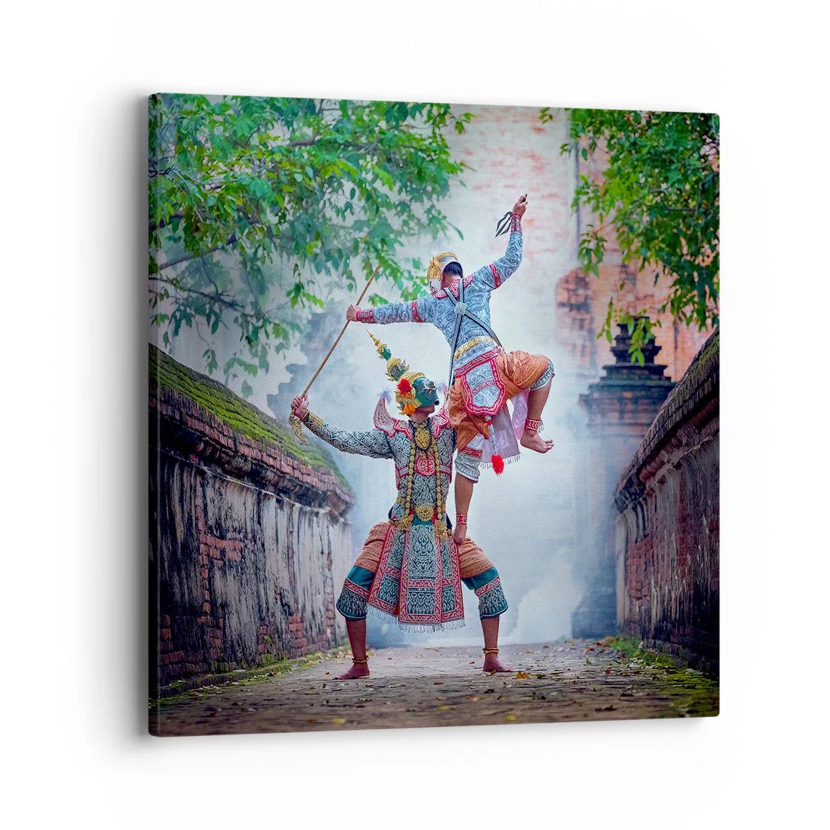 Quadro em tela - Uma dança de beleza mortal - 40x40 cm