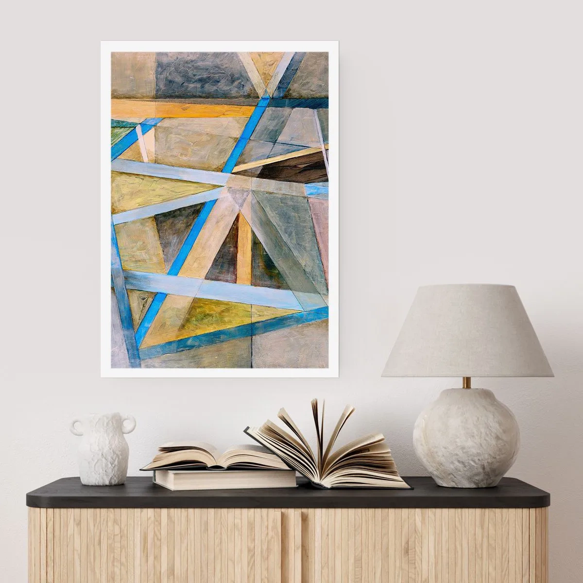 Pôster - Em linha reta ou na diagonal? - 30x40 cm