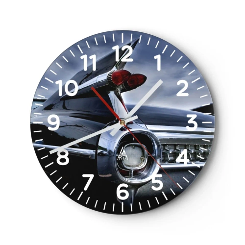 Relógio de parede - Relógio em vidro - É por isso que é lindo! - 30x30 cm