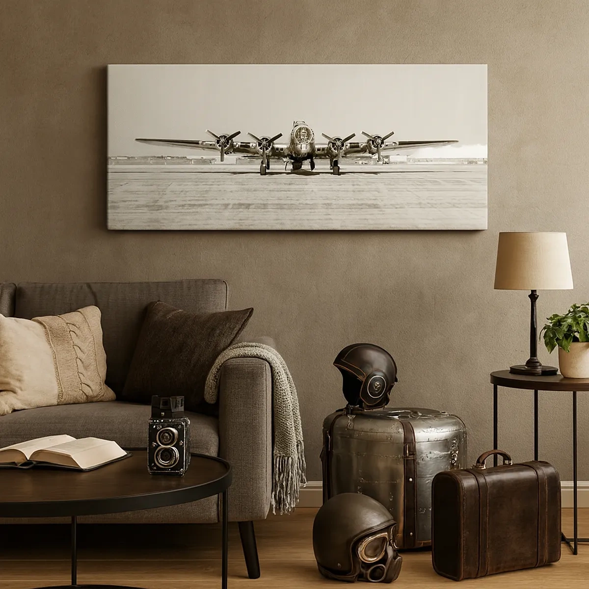 Quadro em tela - Pronto como sempre - 30x30 cm