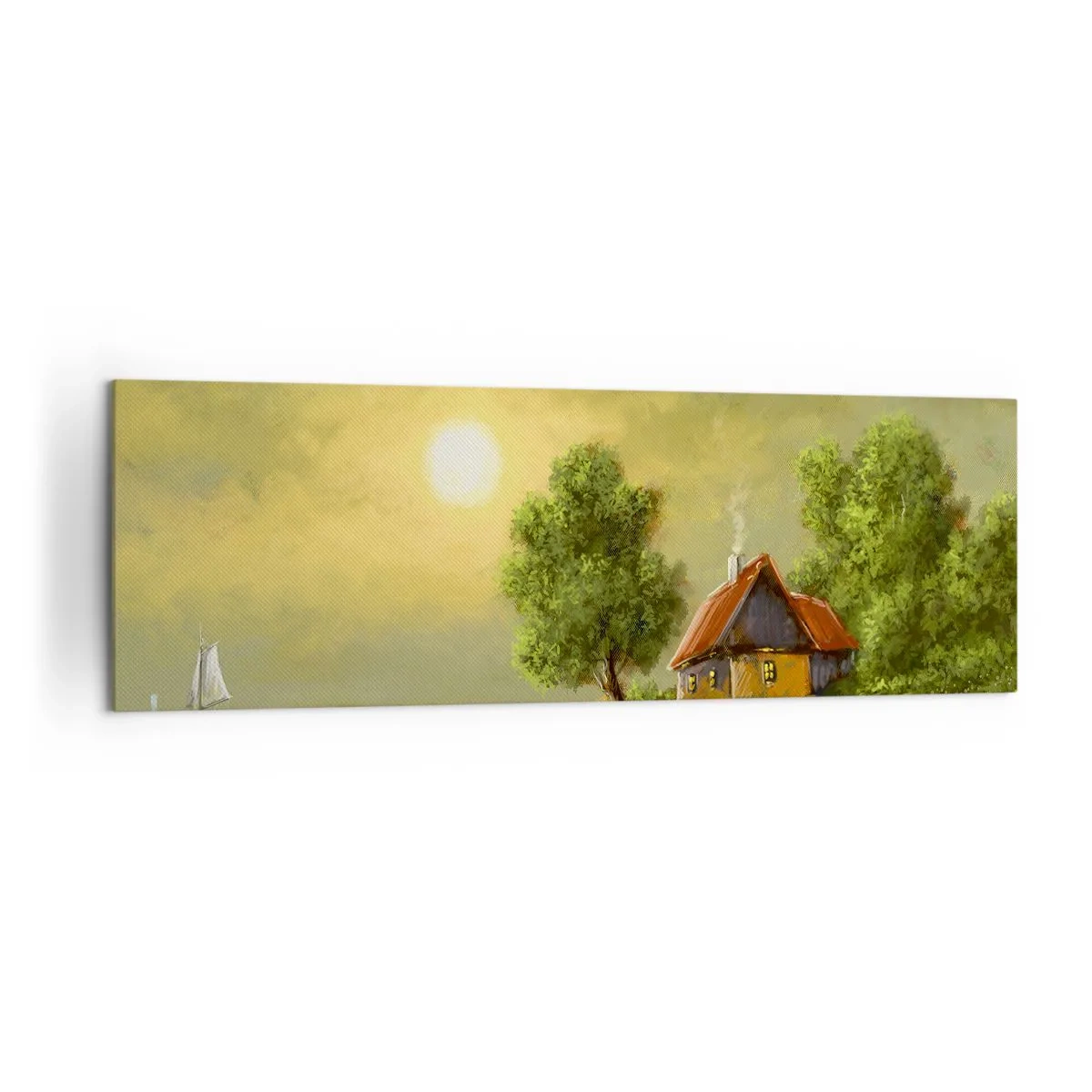 Quadro em tela - Lindo como uma paisagem - 160x50 cm