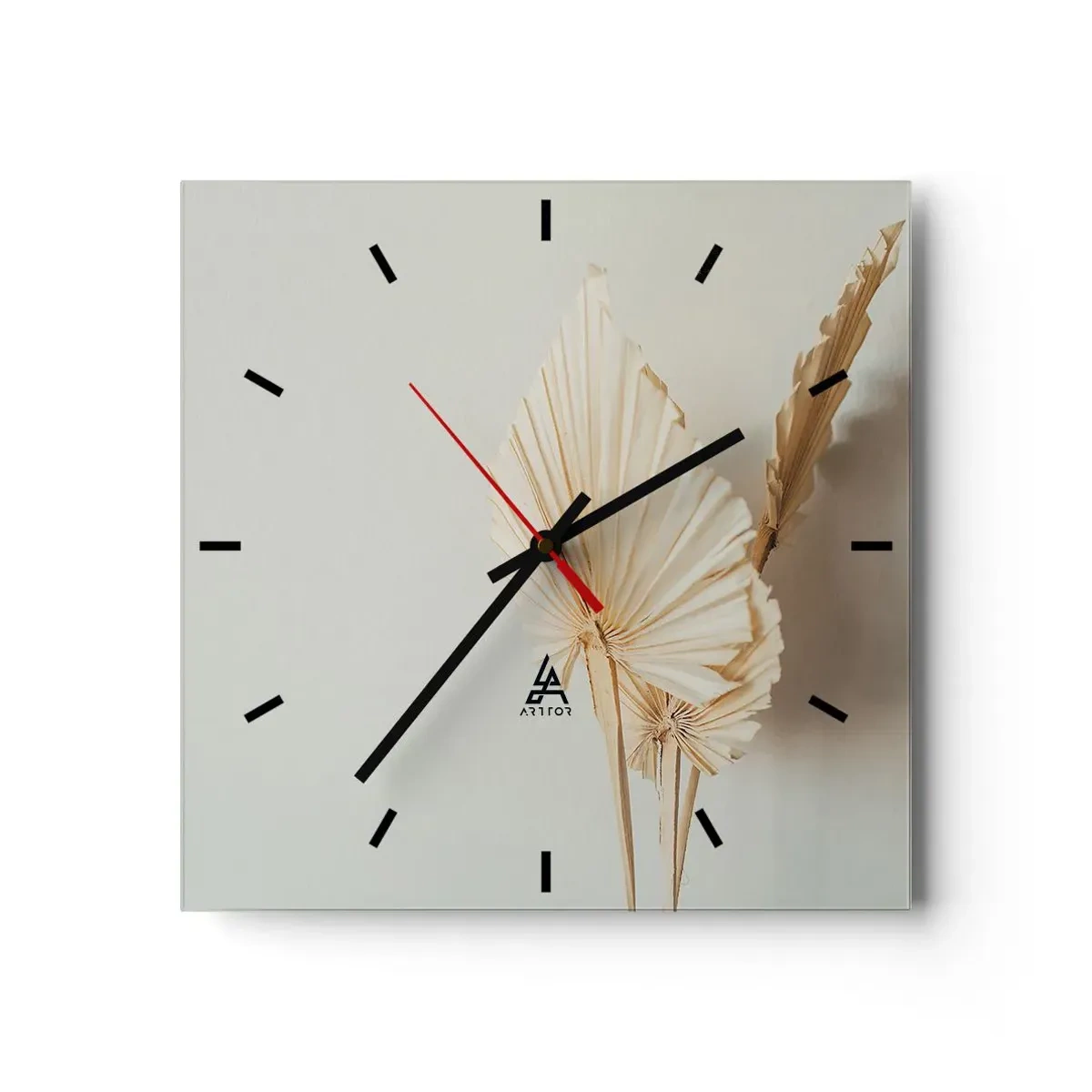 Relógio de parede - Relógio em vidro - Quando precisas de alívio - 30x30 cm