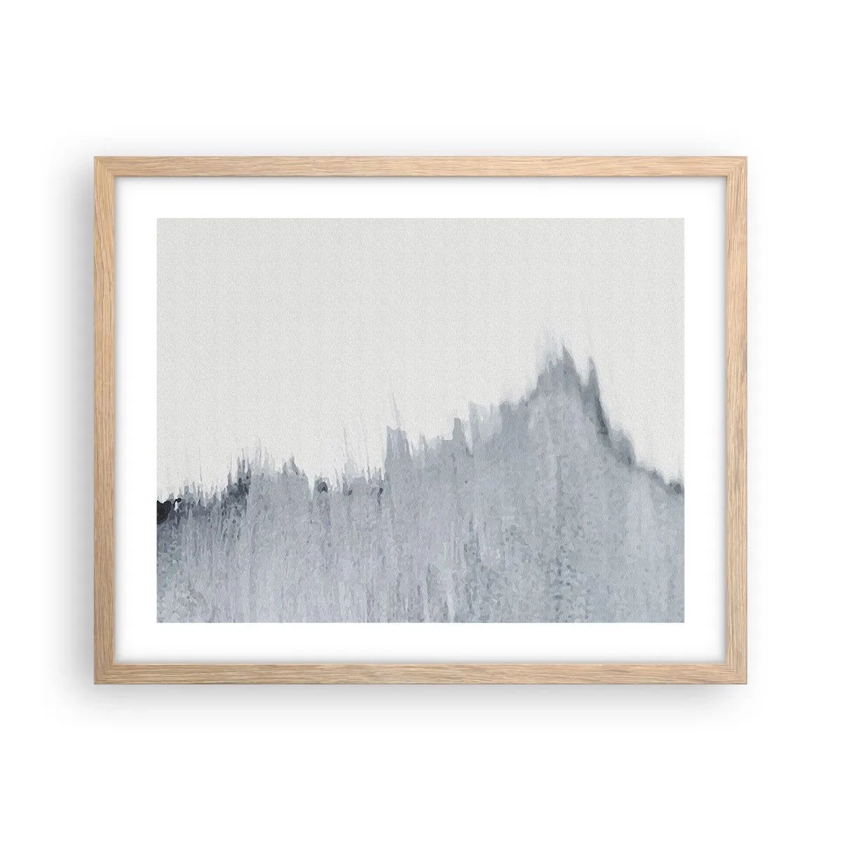 Pôster com moldura de carvalho claro - Um registo misterioso - 50x40 cm