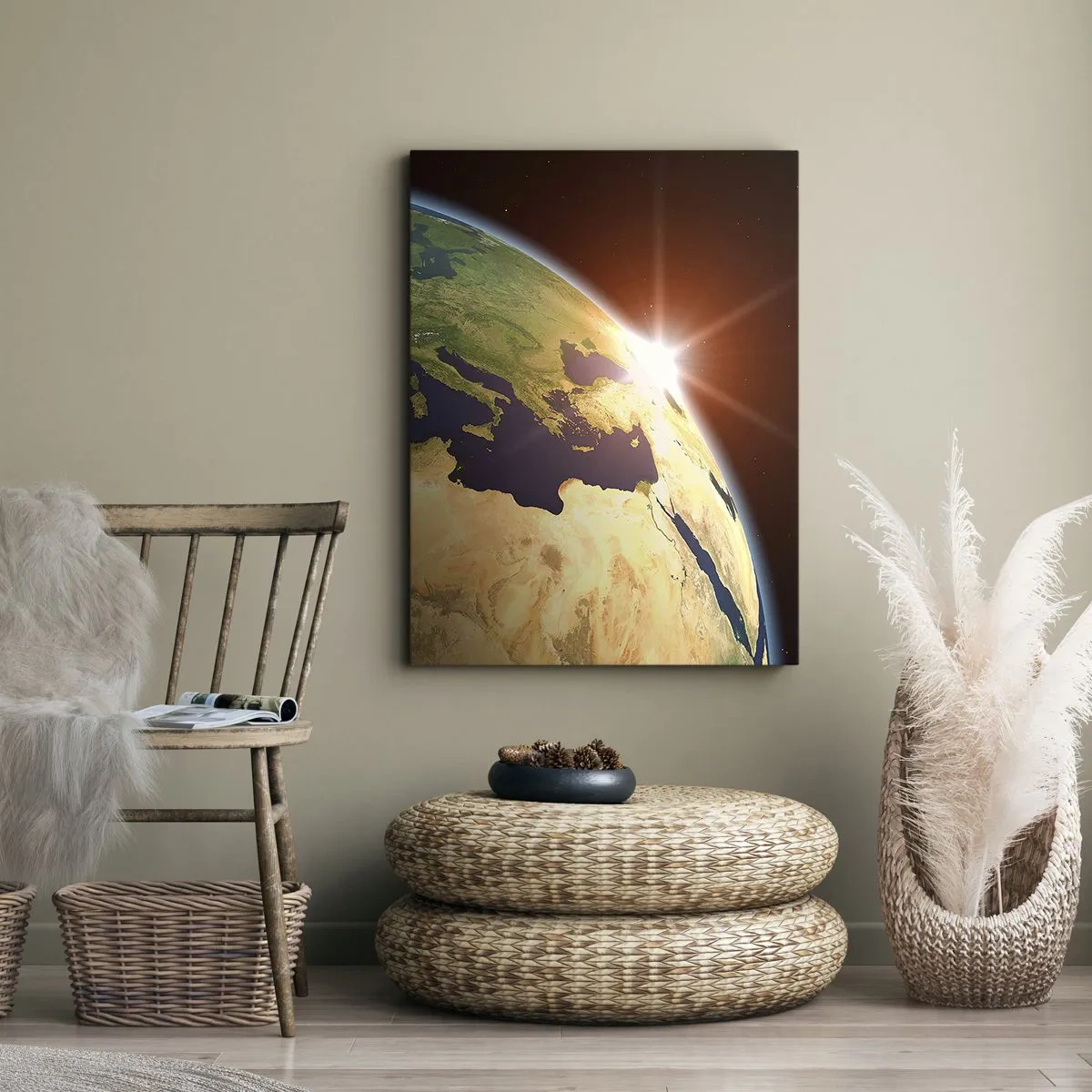 Quadro em tela - Nascer do Sol - 70x100 cm