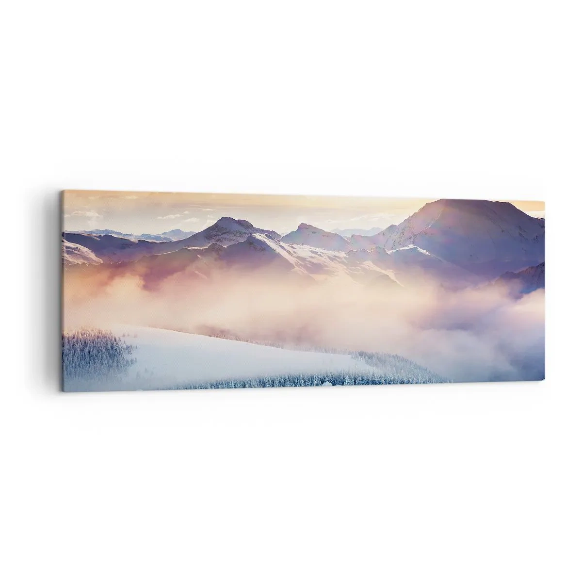 Quadro em tela - O poder e a pureza da natureza - 140x50 cm