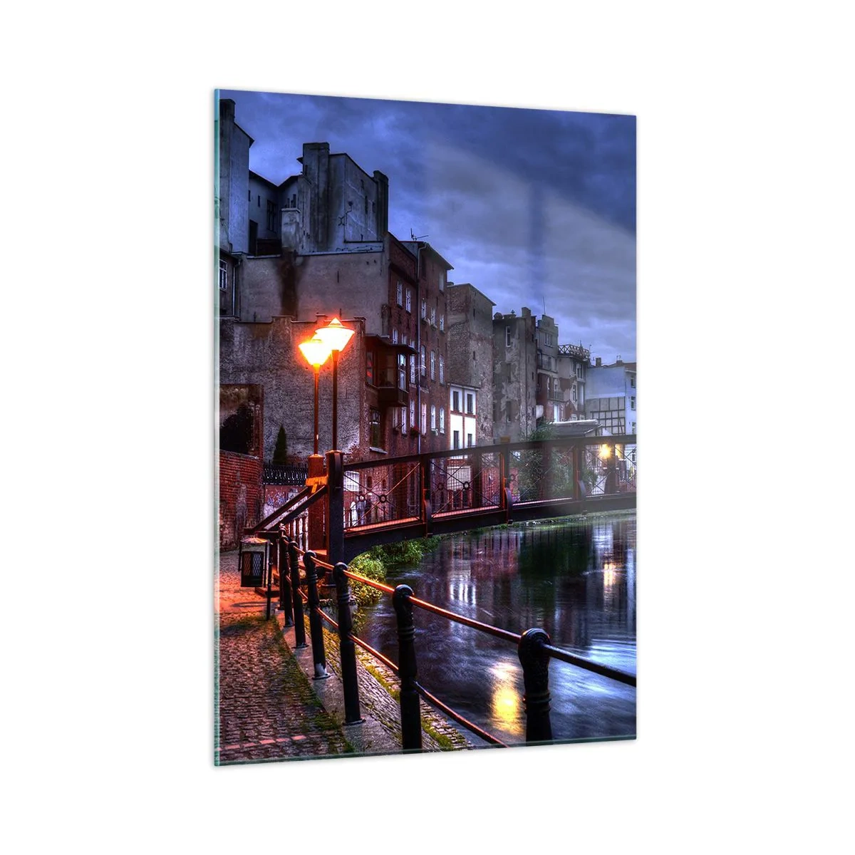 Quadro em vidro - A desconhecida Bydgoszcz - 50x70 cm