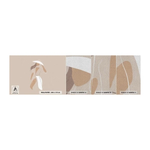 Amostra de papel de parede Premium Sand - A moda é diversão - Mulher, Gráficos, Moda - 100x30 cm