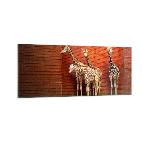 Quadro em vidro - Vê alguma acácia? - 100x40 cm
