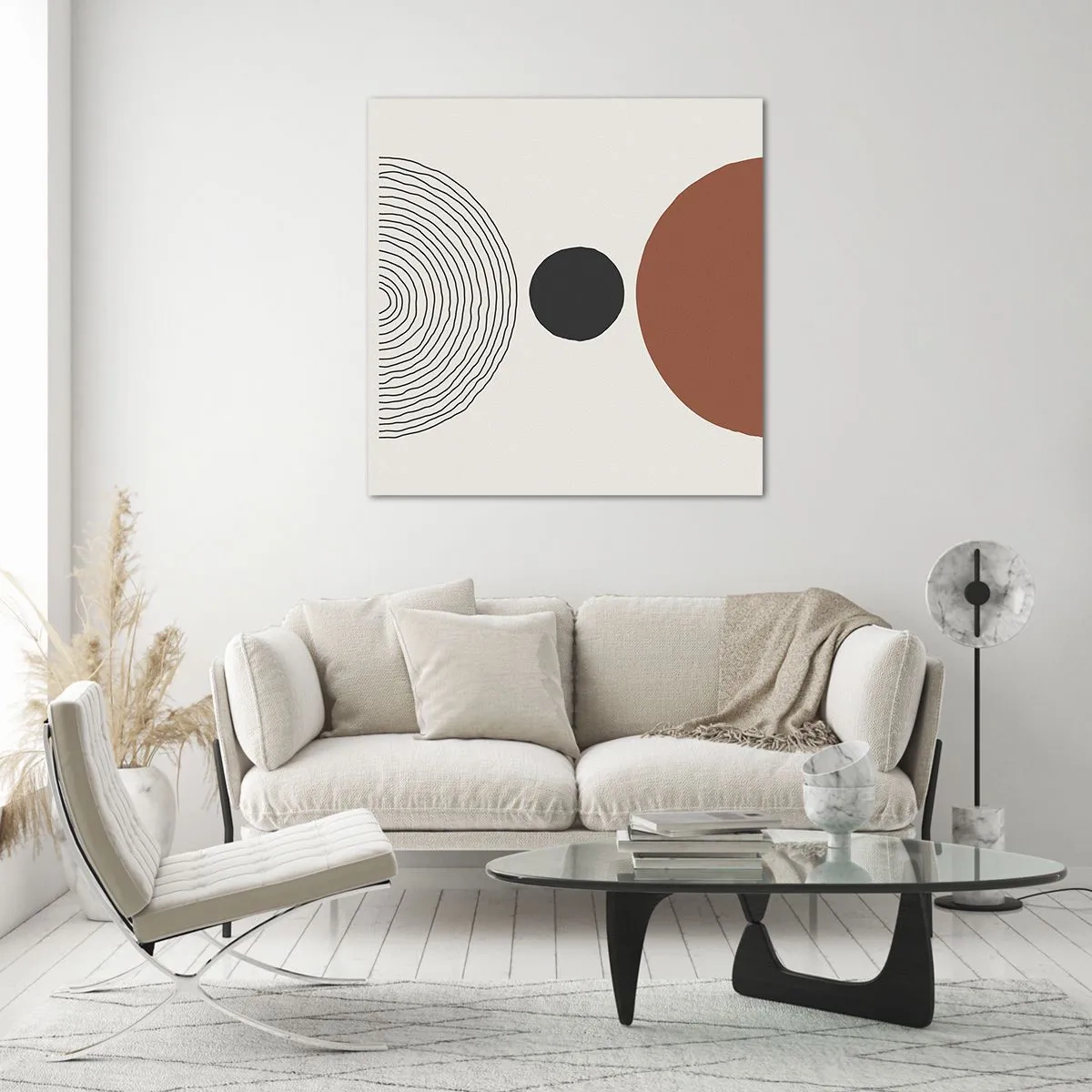 Quadro em vidro - Em destaque - 50x50 cm