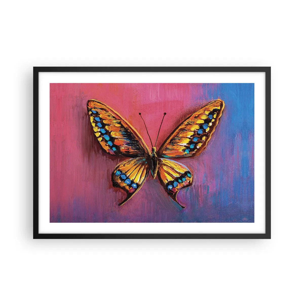 Pôster com moldura preta - Uma joia da natureza - 70x50 cm
