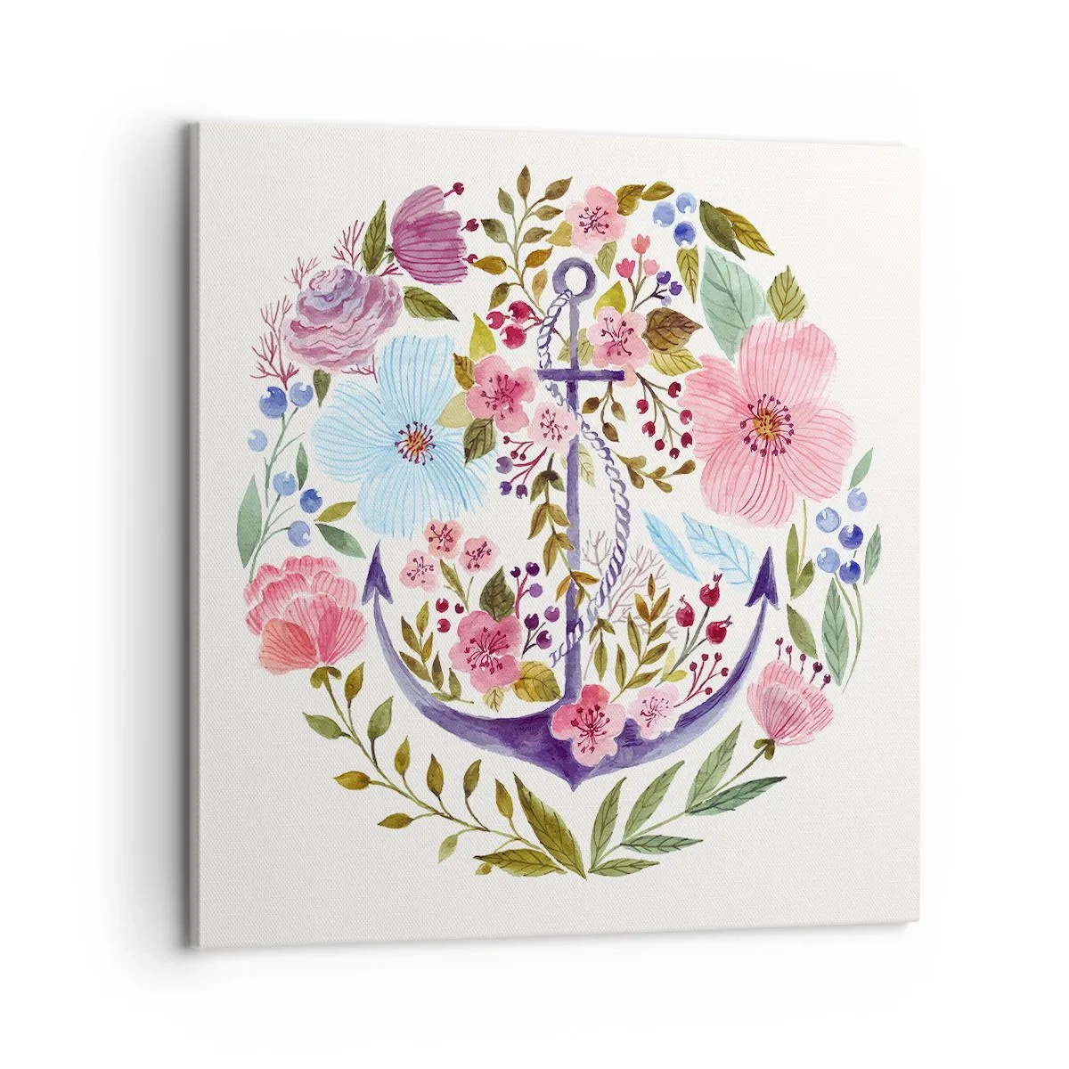 Quadro em tela - O bom sonho de um marinheiro - 60x60 cm