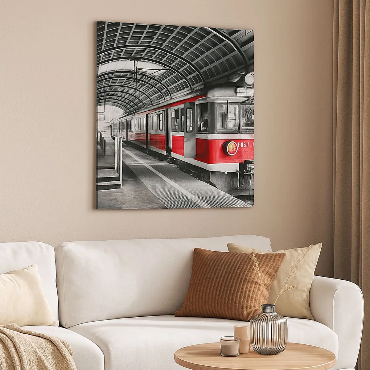 Quadro em tela - Talvez seja a viagem de sua vida? - 30x30 cm