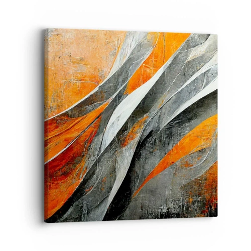 Quadro em tela - Calor e frio - 30x30 cm