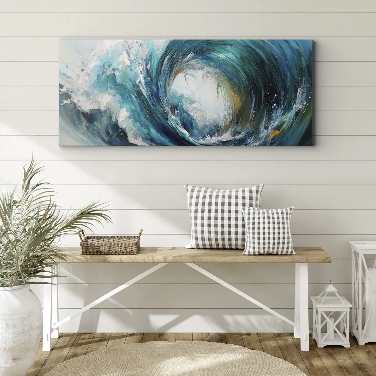 Quadro em tela - Portal do mar - 120x50 cm