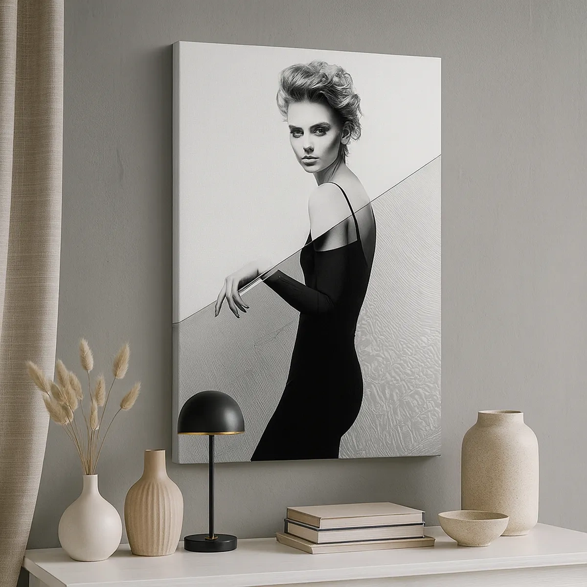 Quadro em tela - Olhar magnético - 50x70 cm