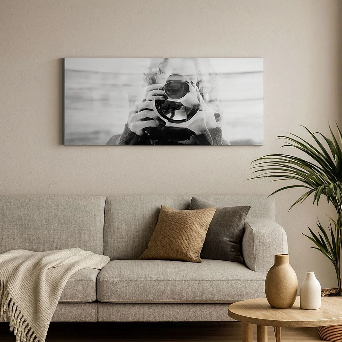 Quadro em tela - Criador e material - 100x40 cm