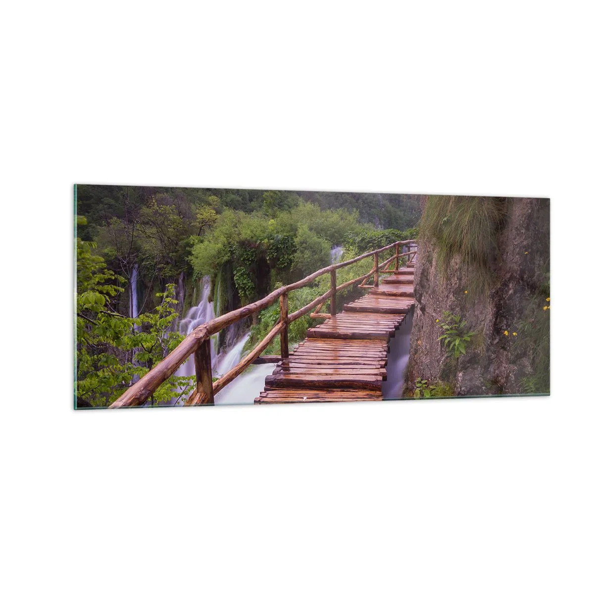 Quadro em vidro - Beleza inacreditável - 100x40 cm