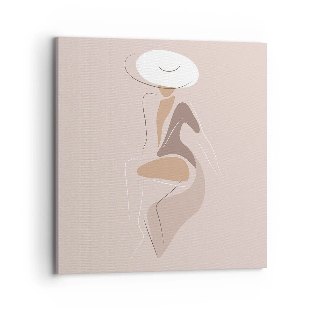 Quadro em tela - Ser uma dama - 70x70 cm