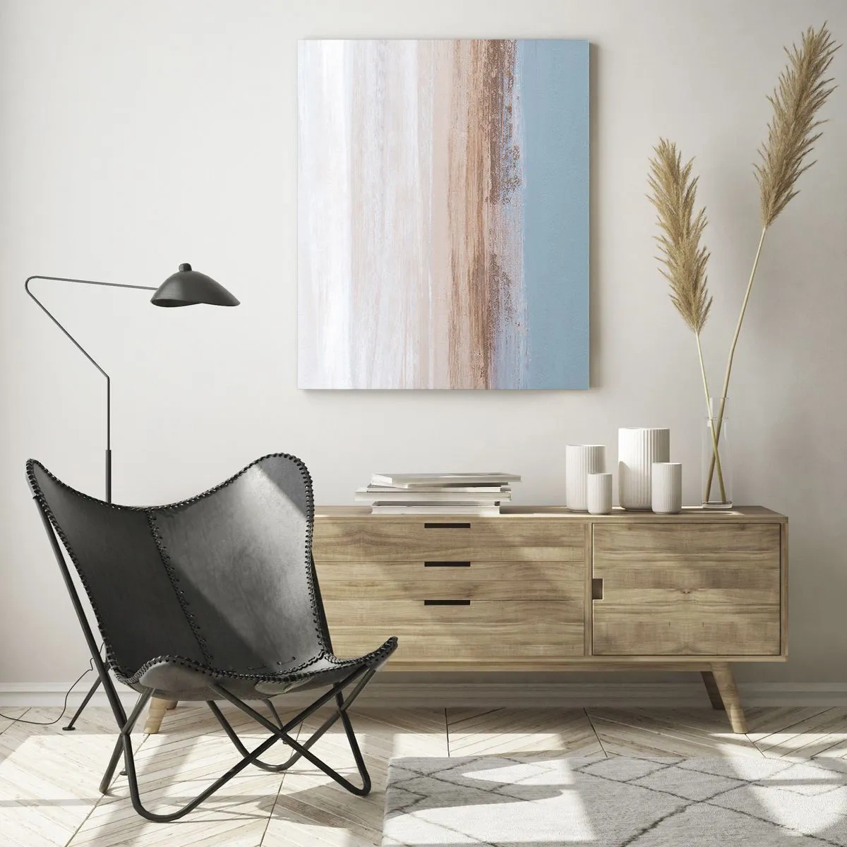 Quadro em vidro - Paisagem ambígua - 80x120 cm