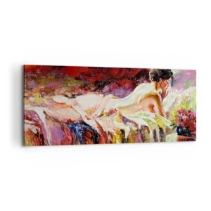 Quadro em tela - Vênus pensativa - 100x40 cm
