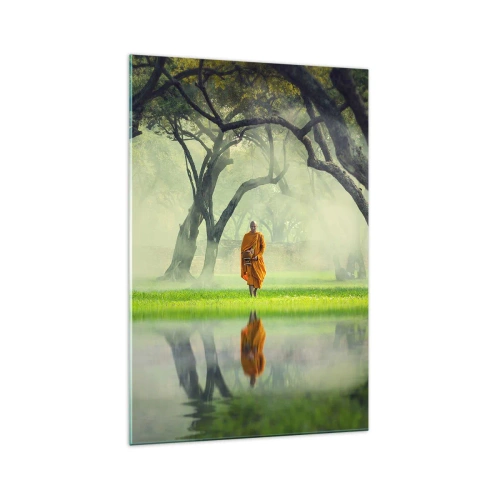Quadro em vidro - A caminho da iluminação - 70x100 cm