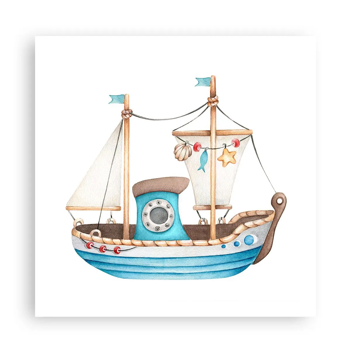 Pôster - Vamos a isso! - 60x60 cm