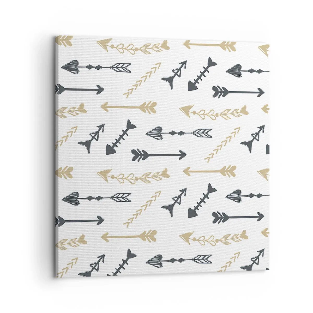 Quadro em tela - O sonho do arqueiro - 50x50 cm