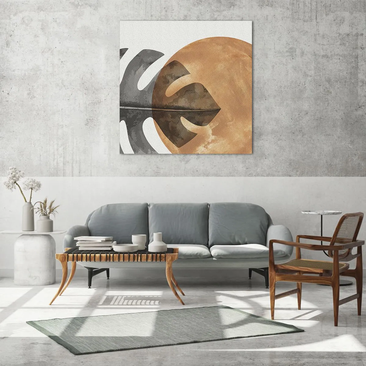 Quadro em vidro - Sempre o sol - 70x70 cm