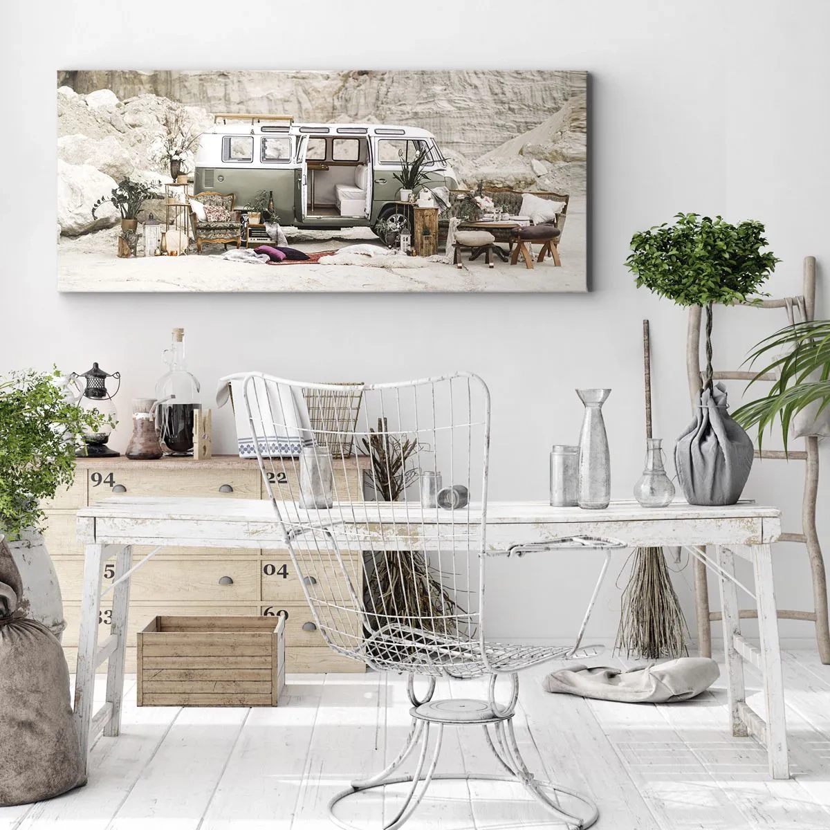 Quadro em tela - É hora de começar a jornada - 100x40 cm