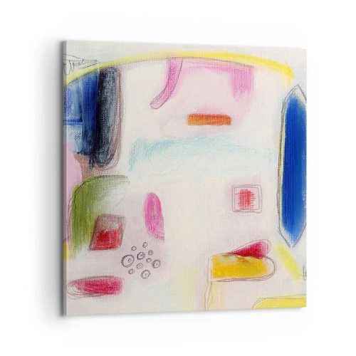 Quadro em tela - Mais convexo do que côncavo ou plano - 60x60 cm