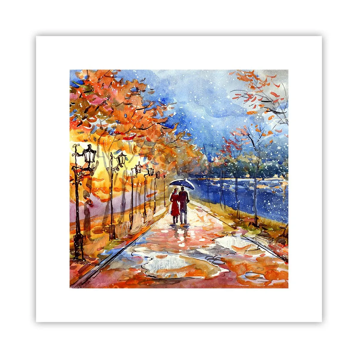 Pôster - Juntos até ao limite do tempo - 30x30 cm