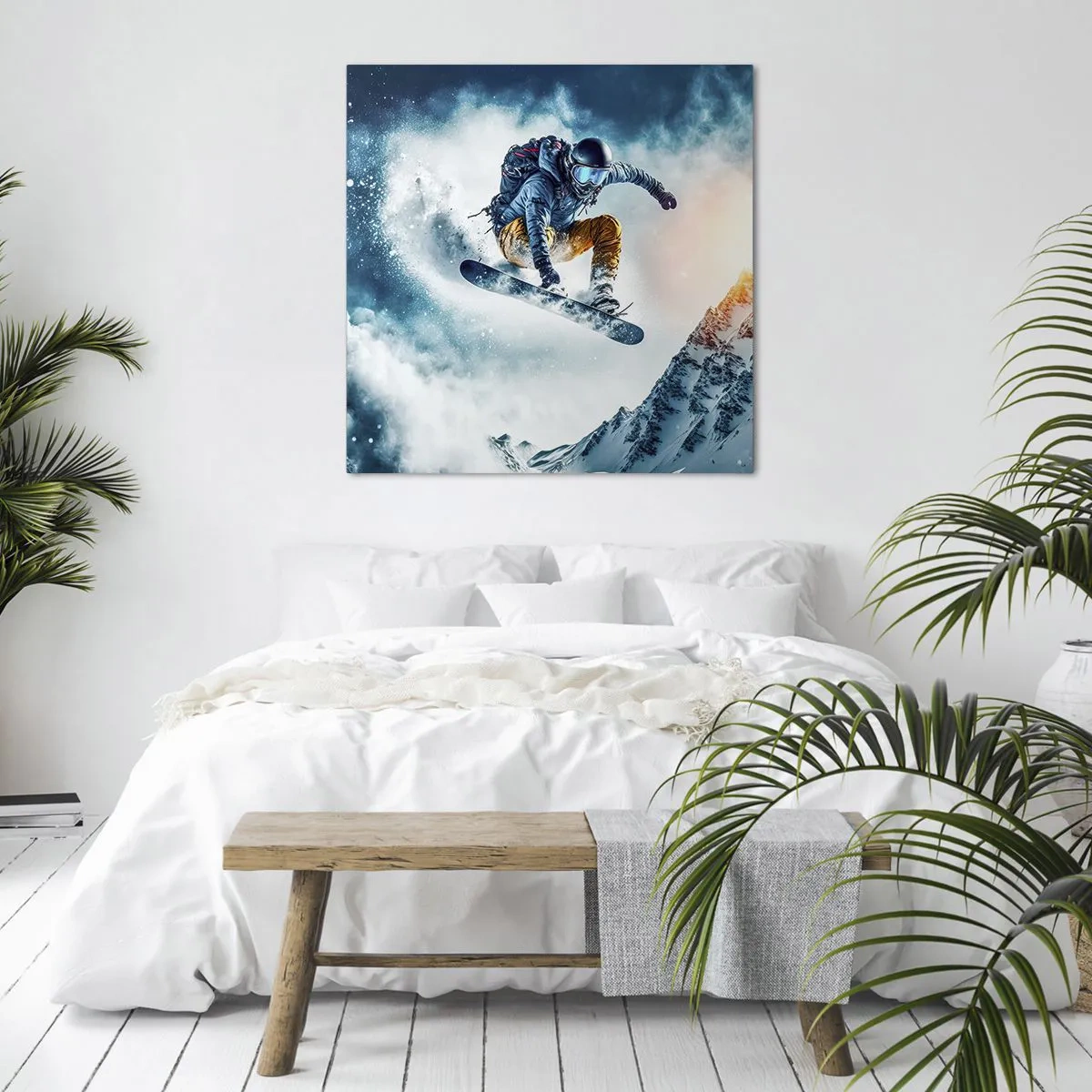 Quadro em tela - Emoções extremas - 30x30 cm