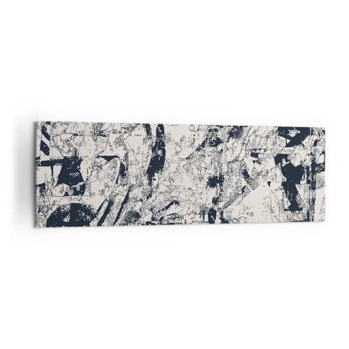 Quadro em tela - Interpenetração de opostos - 160x50 cm