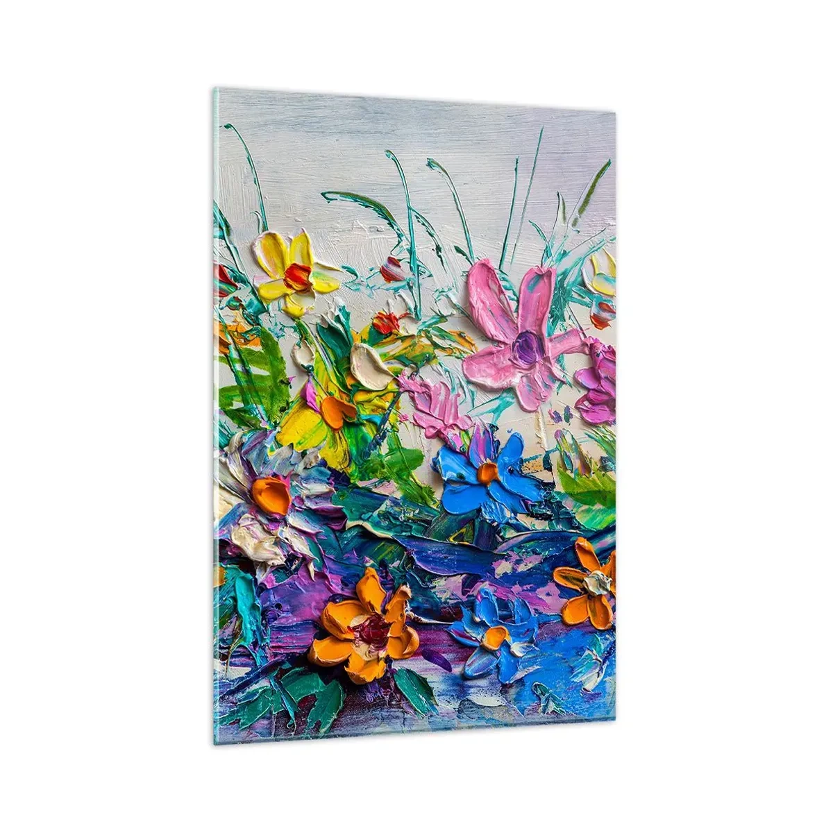 Quadro em vidro - Não é de todo natureza morta - 80x120 cm