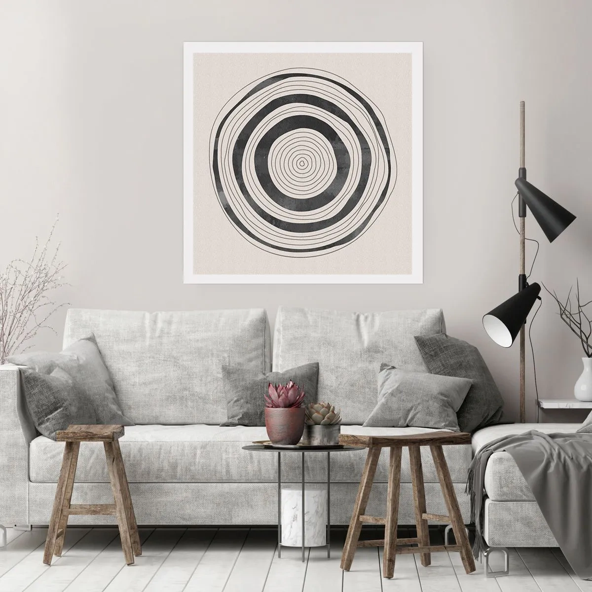 Pôster - Importante é o que há no caminho - 50x50 cm