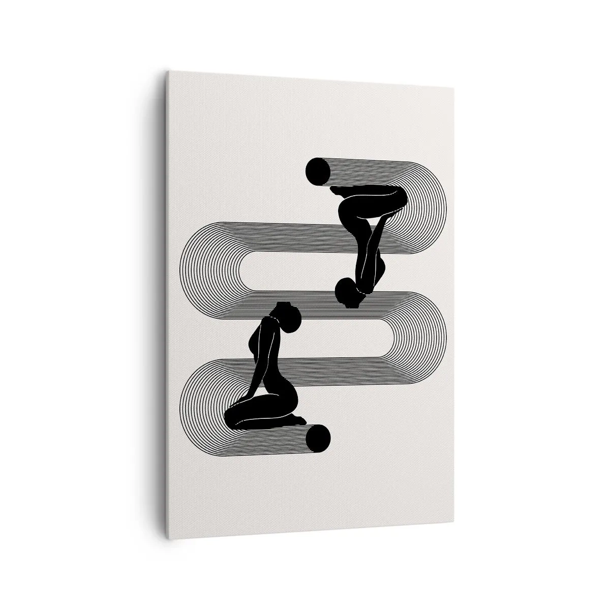 Quadro em tela - Simetria sensual - 70x100 cm