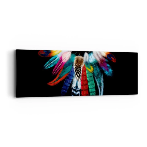 Quadro em tela - Colar indiano - 90x30 cm