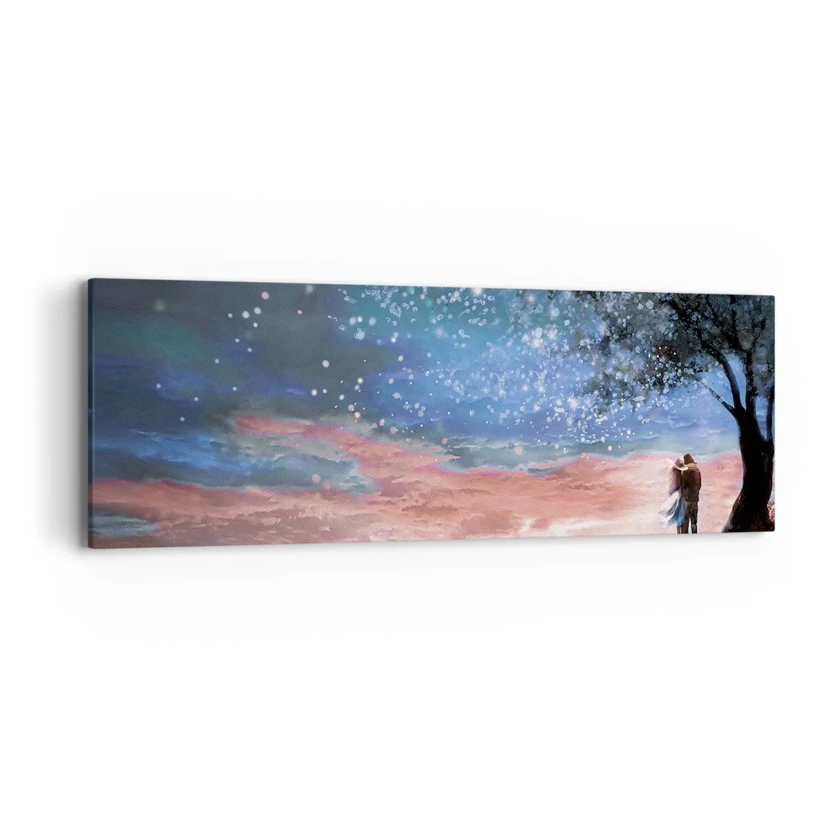 Quadro em tela - Espetáculo estrelado - 90x30 cm