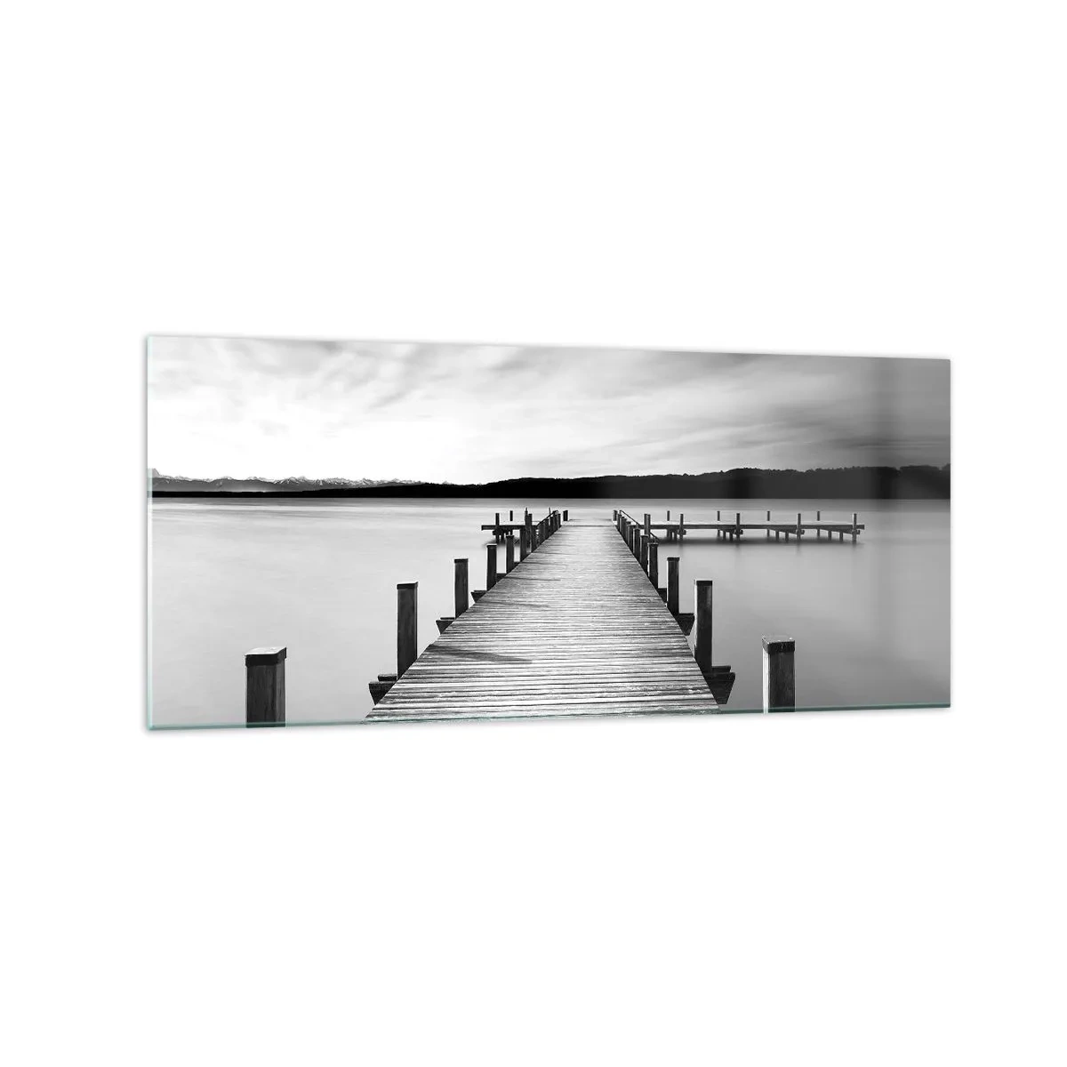 Quadro em vidro - A fonte da tranquilidade - 120x50 cm